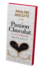 Tablette Praliné Biscuité Noir